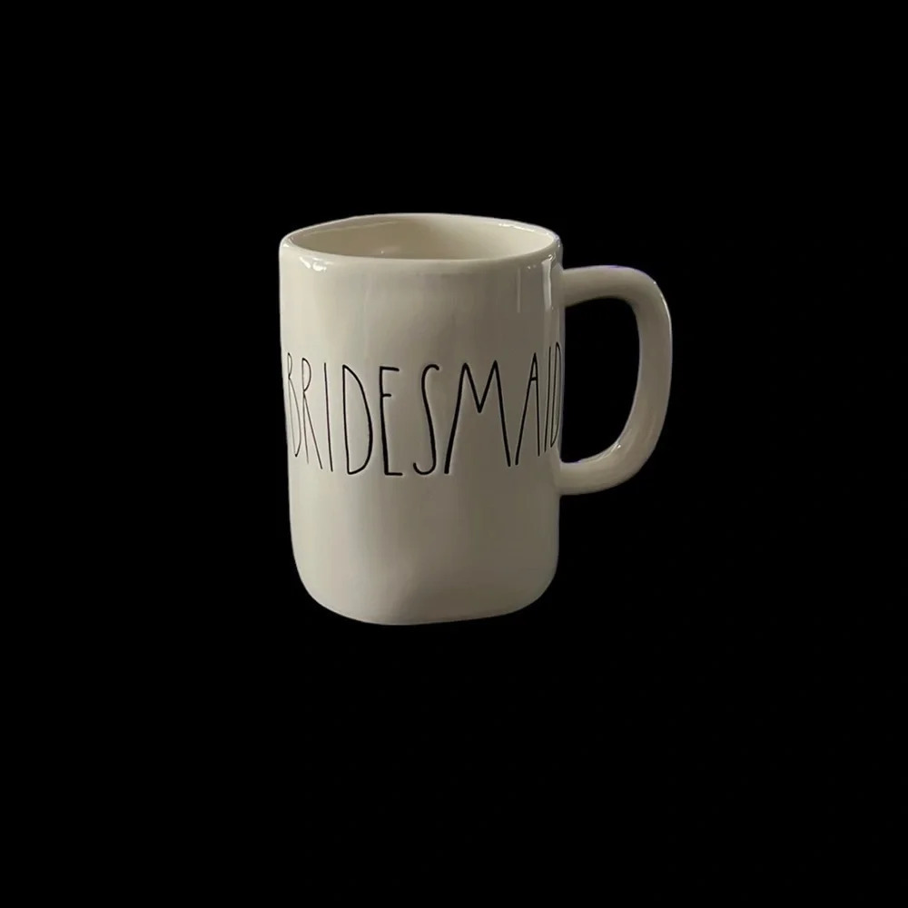 bridesmaid Rae Dunn mug.